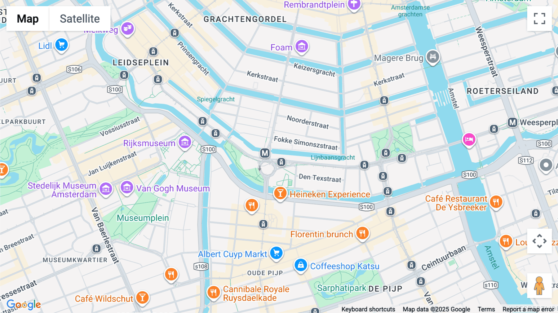 Click for interative map of Weteringschans 165, Amsterdam, Netherlands, North Holland, Amsterdam