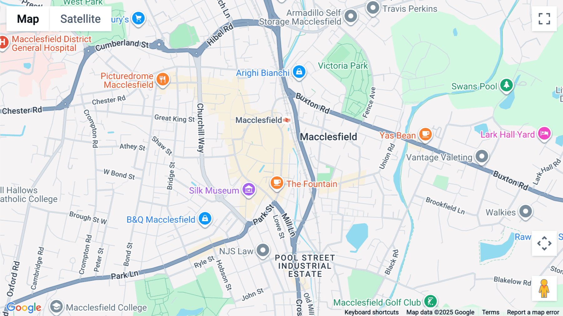 Click for interative map of Sunderland House, Sunderland Street, Macclesfield, Macclesfield