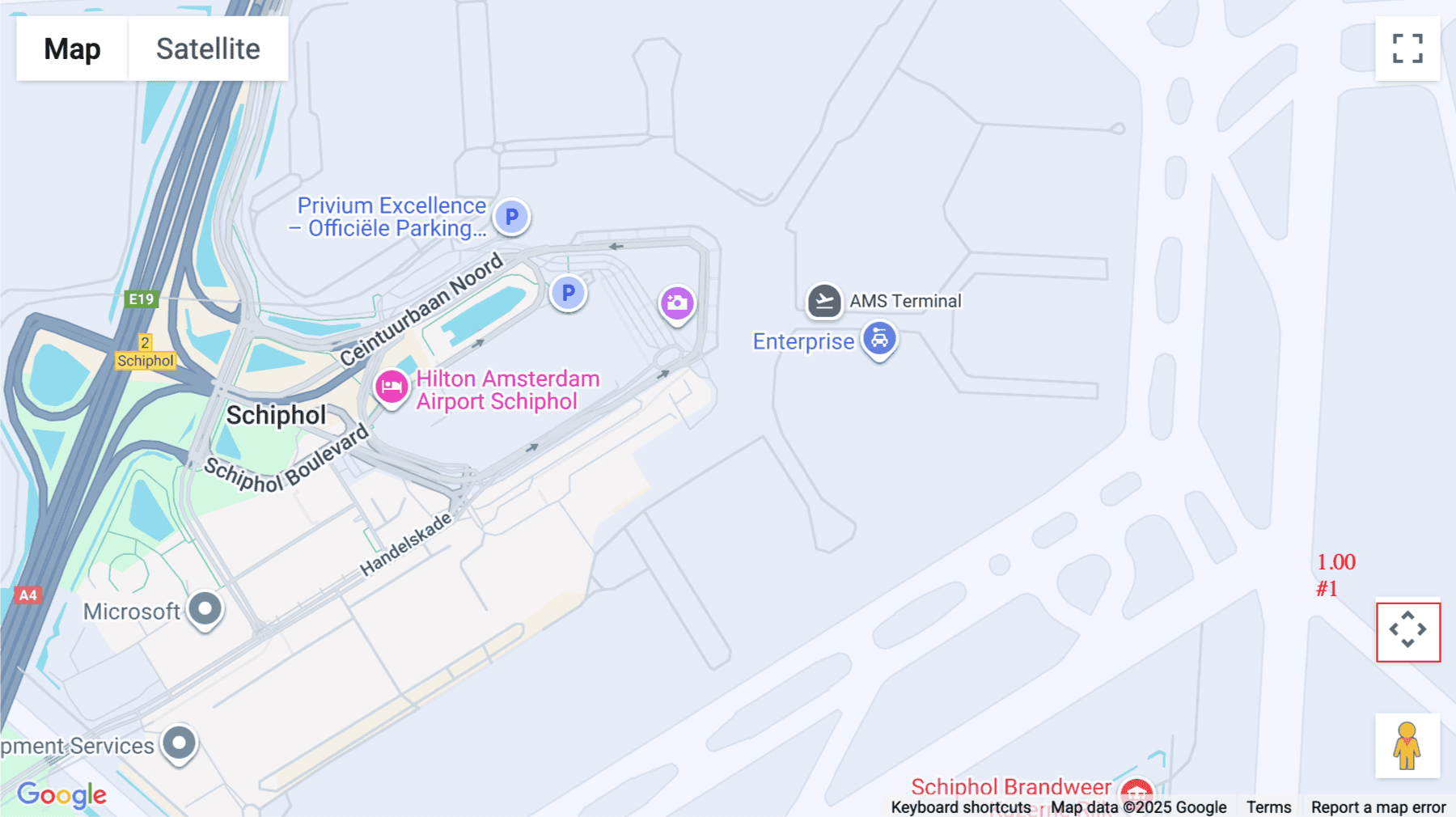 Click for interative map of The Base B, Evert van de Beekstraat 104,Schiphol Airport, Schiphol