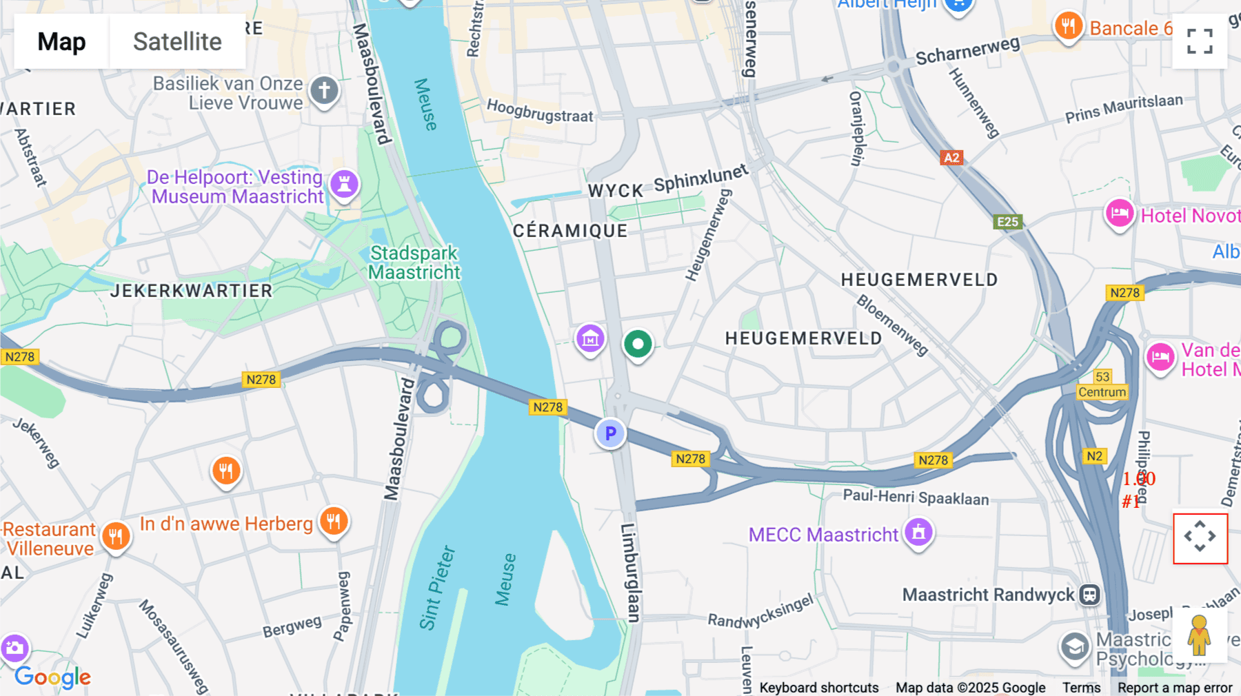 Click for interative map of Avenue Ceramique 221, Maastricht, Netherlands, Maastricht
