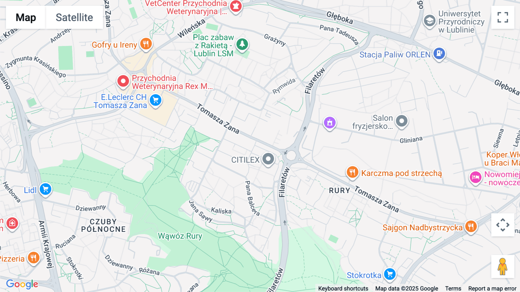 Click for interative map of 4th floor, 39A, Tomasza Zana street, Lublin, Poland, Lublin