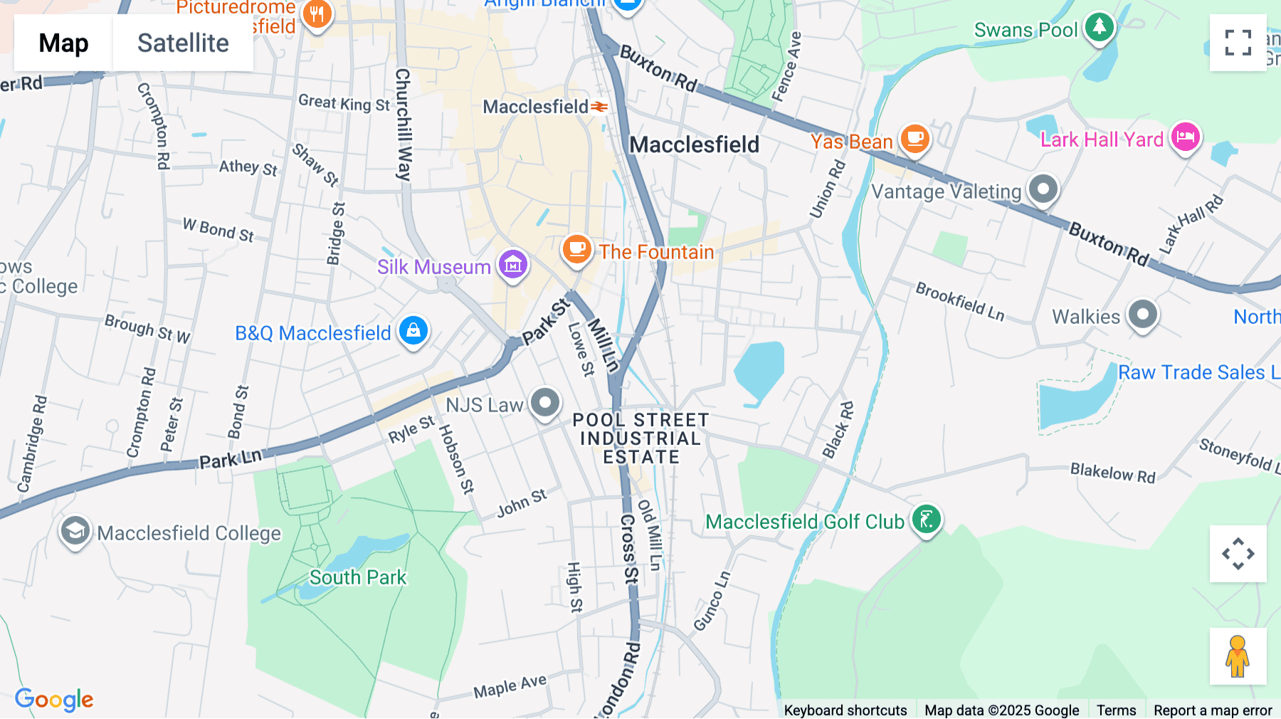 Click for interative map of Waterside House, Waterside, Macclesfield, Macclesfield