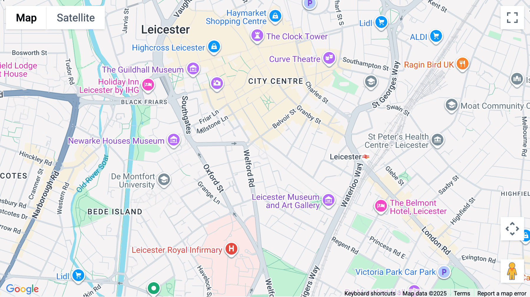 Click for interative map of 12 King Street, Leicester, Leicestershire, Leicester