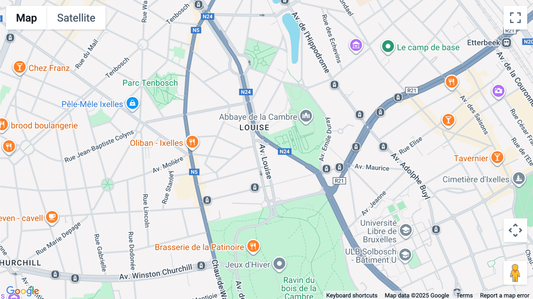 Click for interative map of Brussels IT Tower, 18th Floor, IT Tower, Avenue Louise 480, 1050 Brussels, Brussels