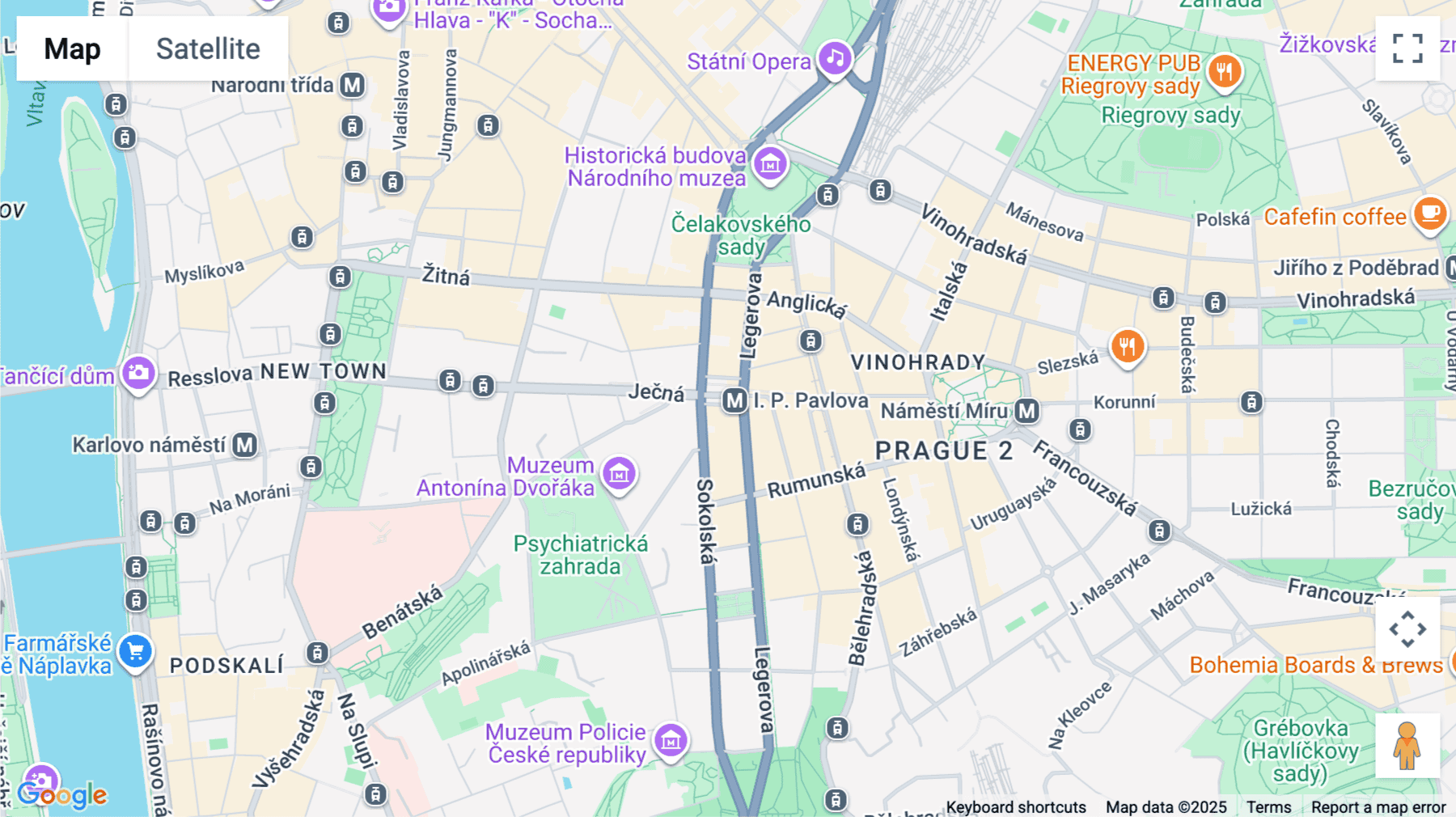 Click for interative map of 3rd and 4th Floor, IP Pavlova ,1789/5, 120 00 Prague, Prague