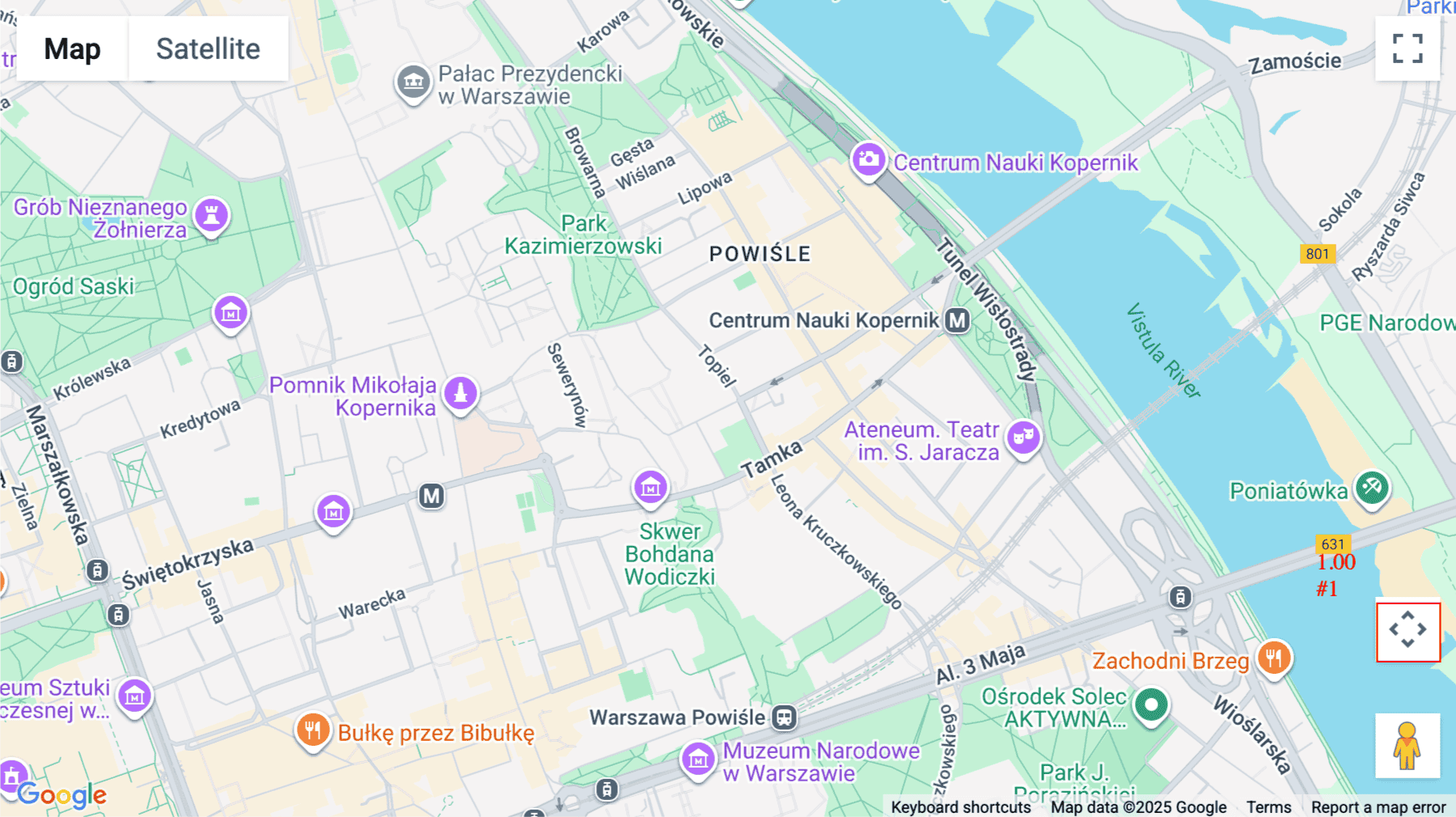 Click for interative map of Zajęcza 15, Warsaw, Poland, Warsaw