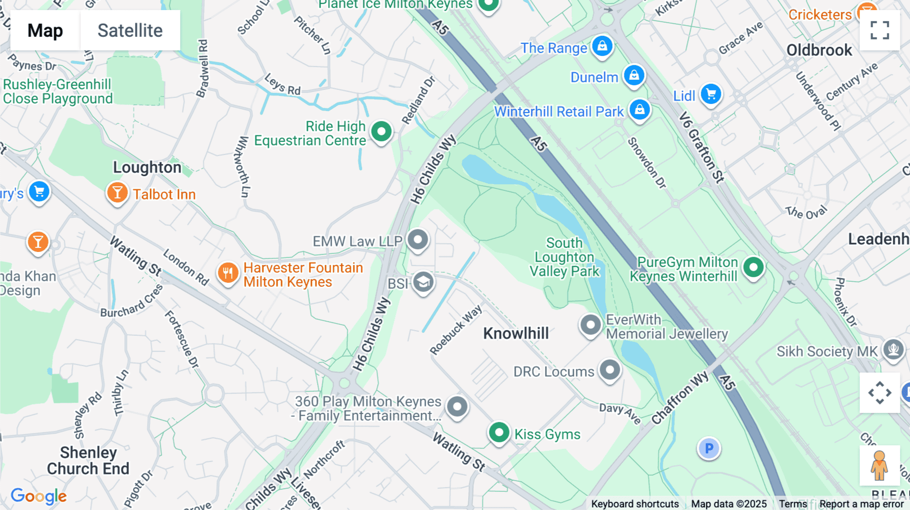 Click for interative map of 5 Whittle Court, Knowlhill, Milton Keynes, Buckinghamshire, United Kingdom, Milton Keynes