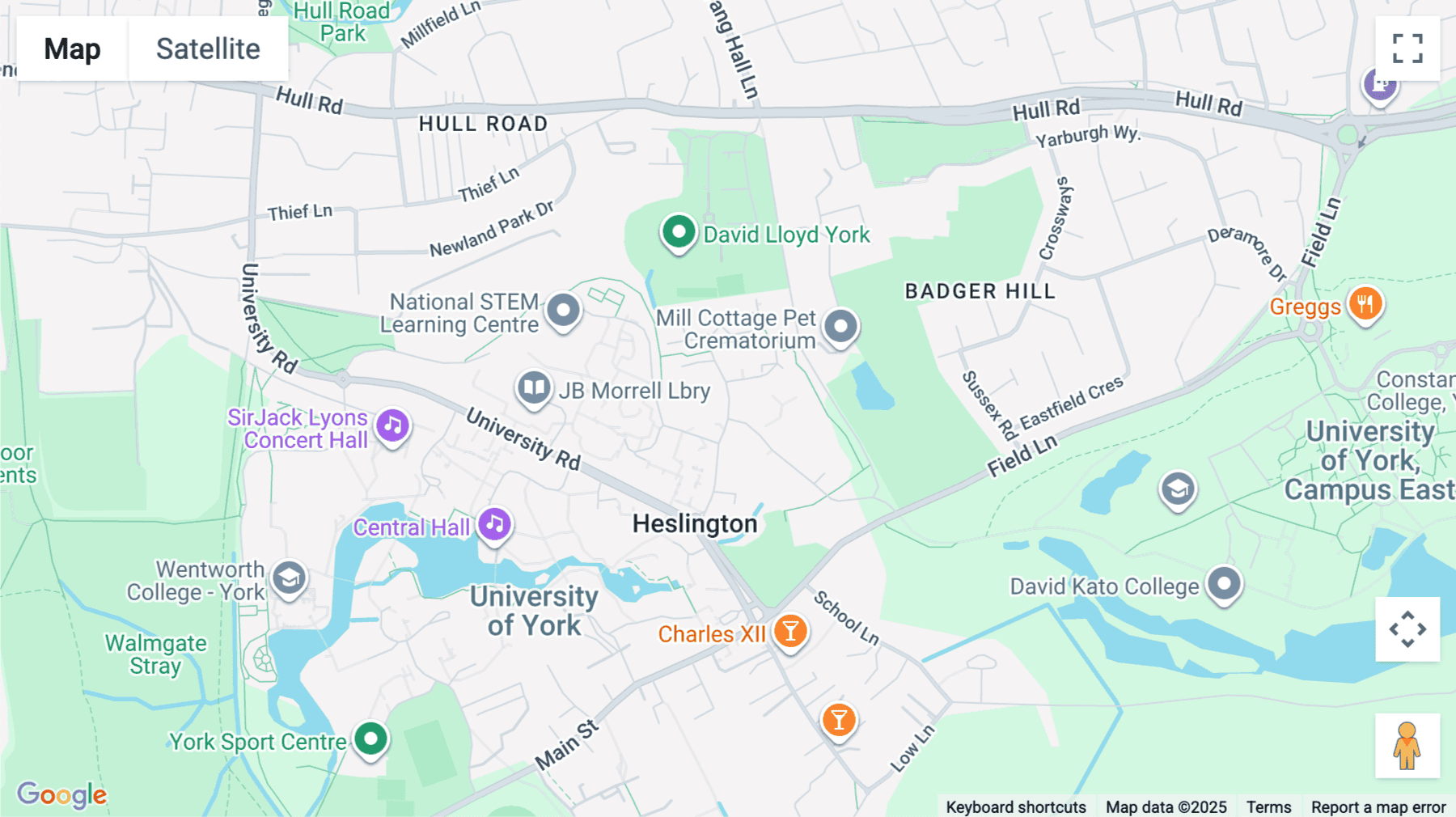 Click for interative map of Innovation Centre, Innovation Way, Heslington, York, York