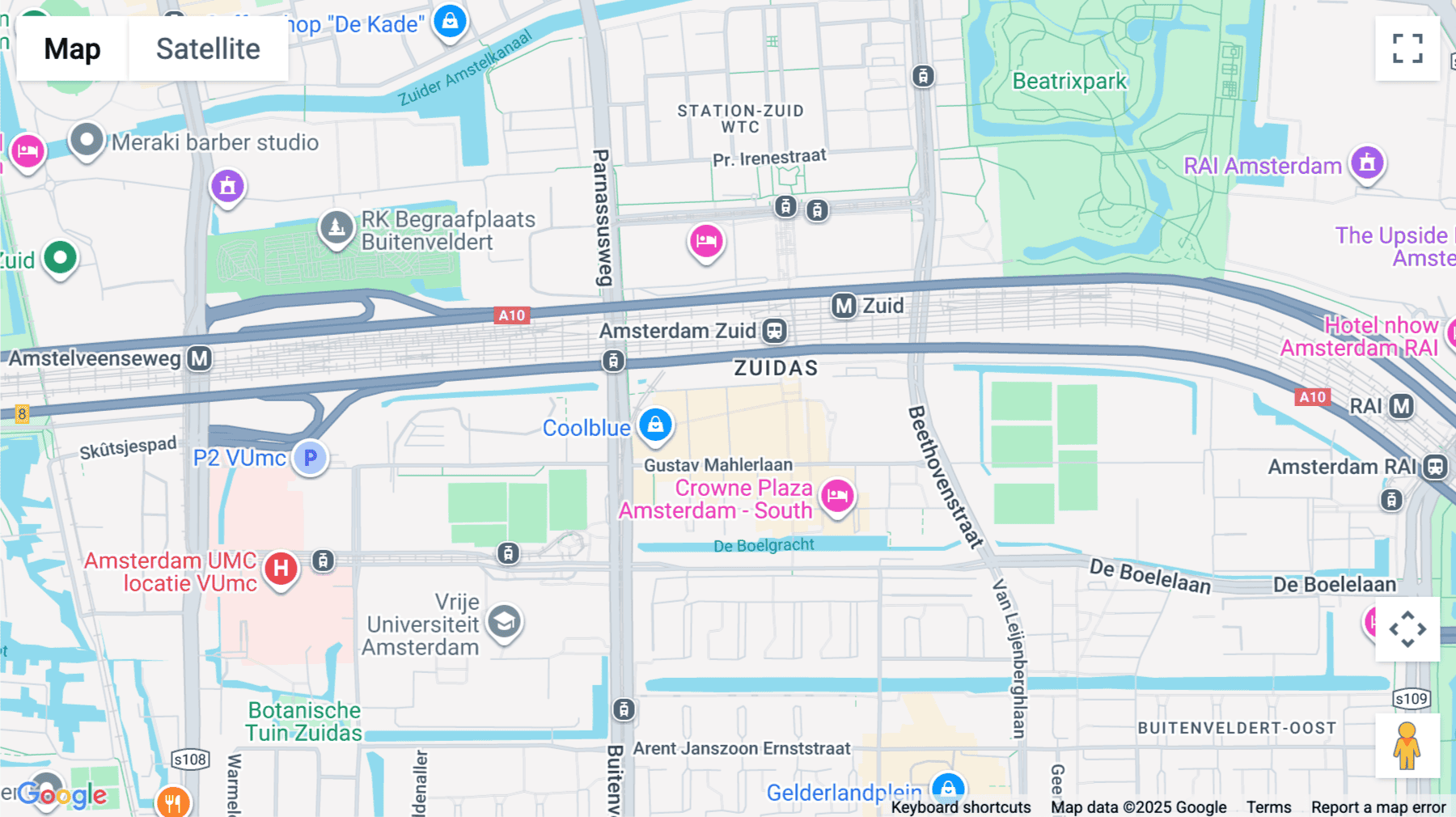Click for interative map of Amsterdam, Vinoly, Gustav Mahlerplein, Aaron Coplandstraat 7,1082 MA Amsterdam, Amsterdam