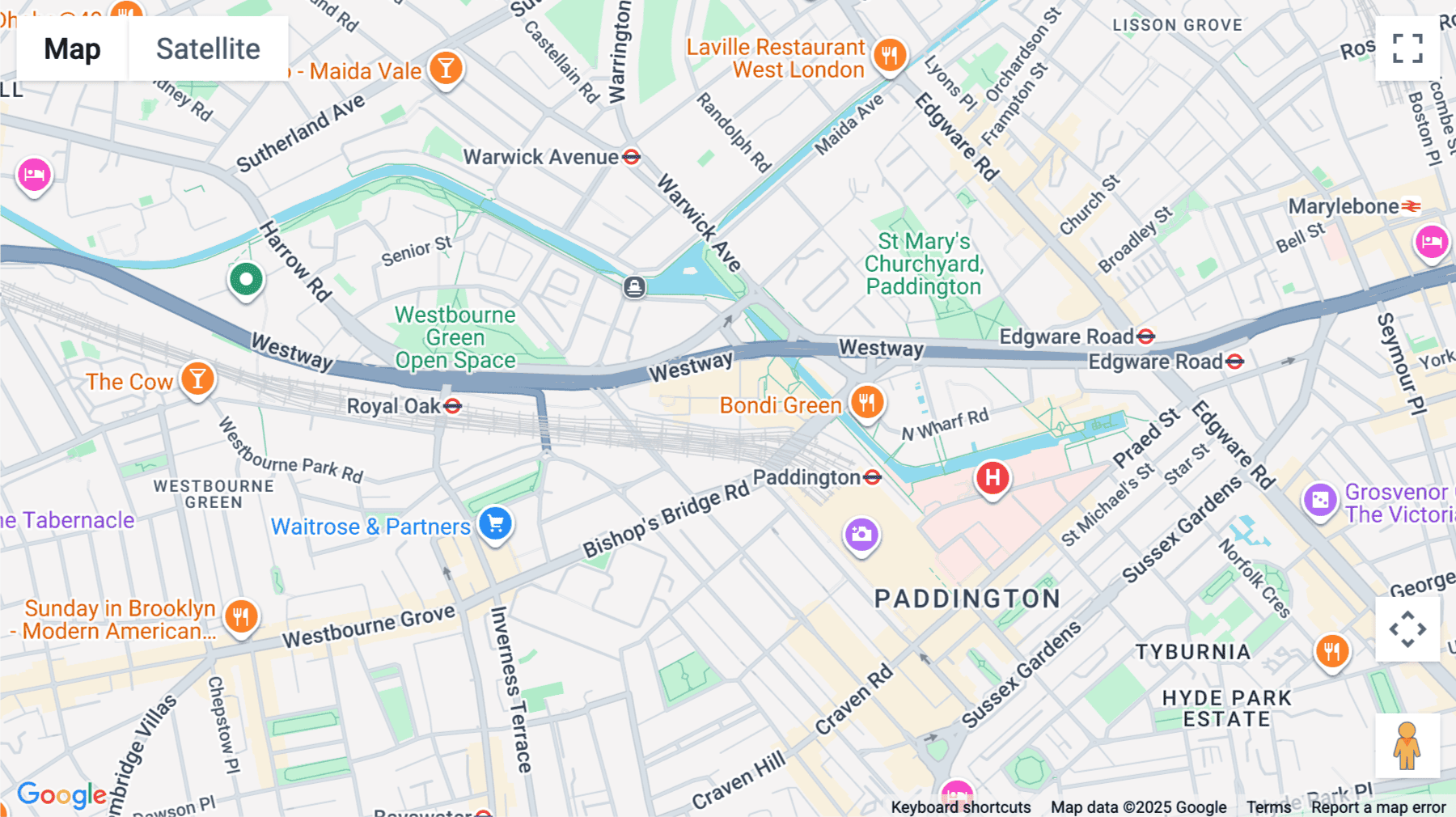 Click for interative map of 6th Floor, 2 Kingdom Street, London, Central London, W2, UK, London