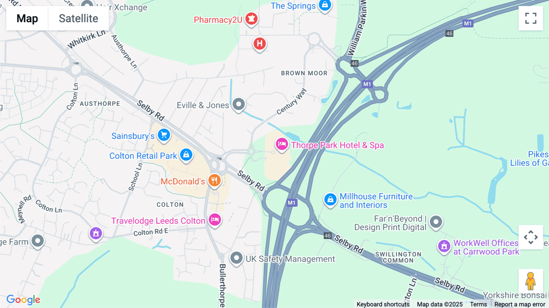 Click for interative map of 2175 Century Way, Thorpe Park Business Park, Colton, Leeds, Yorkshire, Leeds