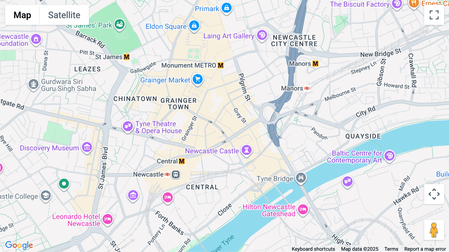 Click for interative map of Merchant House, 30 Cloth Market, Newcastle, Tyne and Wear, United Kingdom, Newcastle