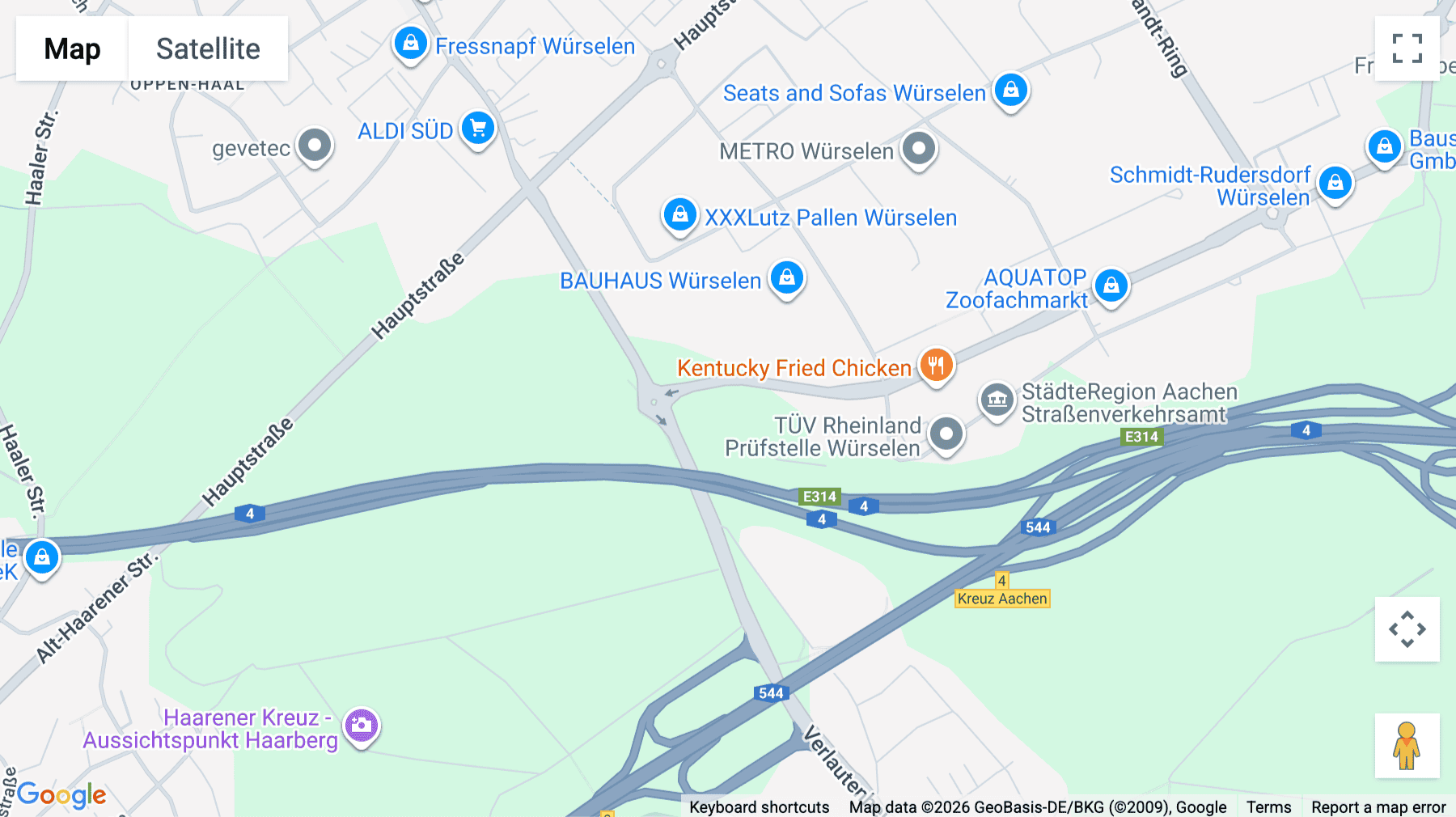Click for interative map of Sirius Euro Park Aachen, Adenauerstraße 20, Würselen, Aachen