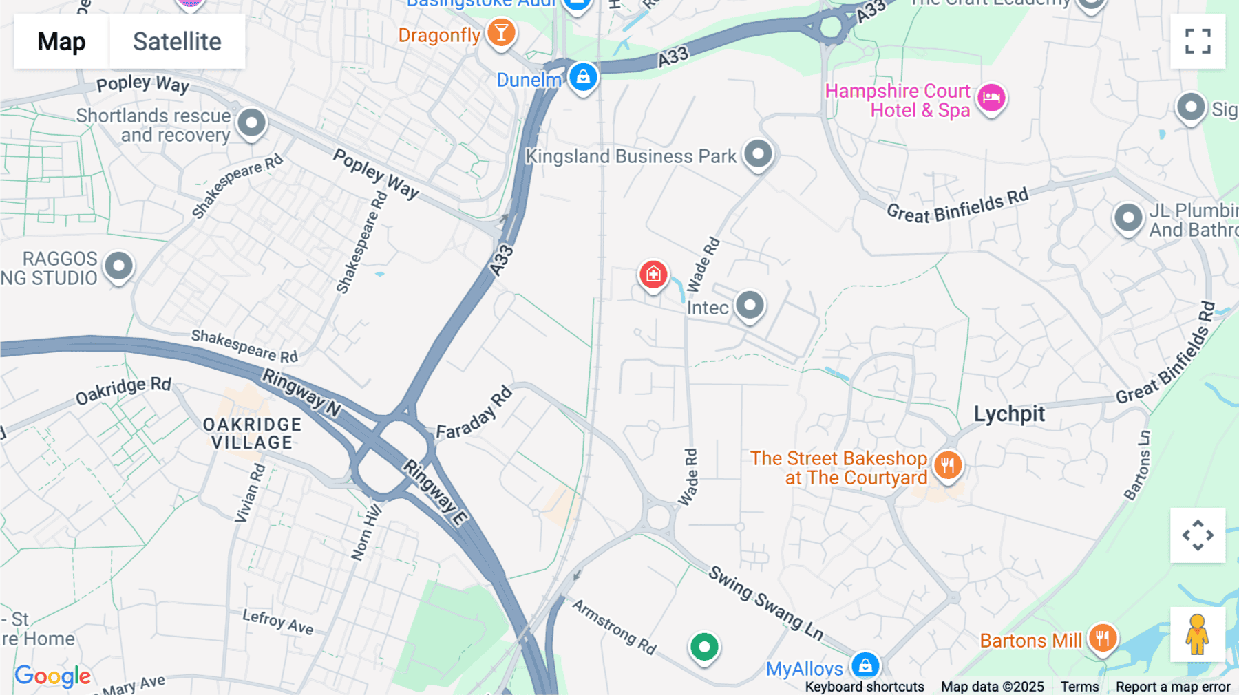 Click for interative map of Devonshire House, Aviary Court, Basingstoke, Basingstoke
