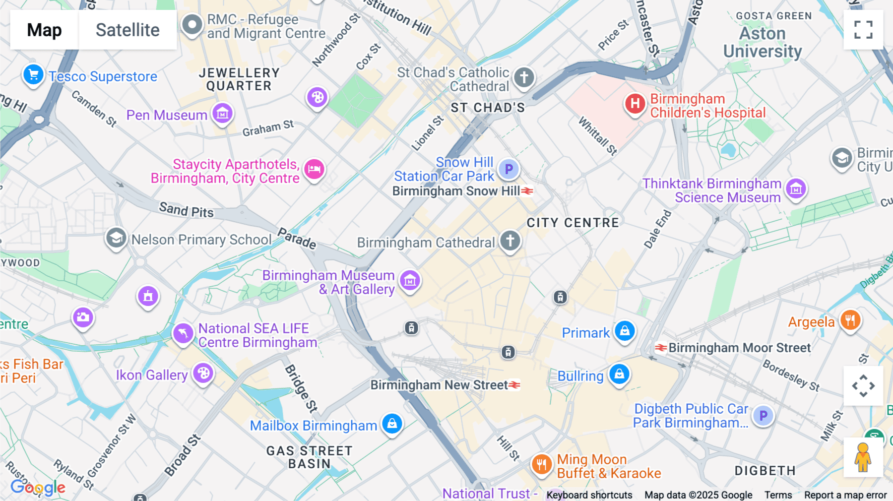 Click for interative map of 12-22 Newhall Street, Edmund House, Birmingham, Birmingham