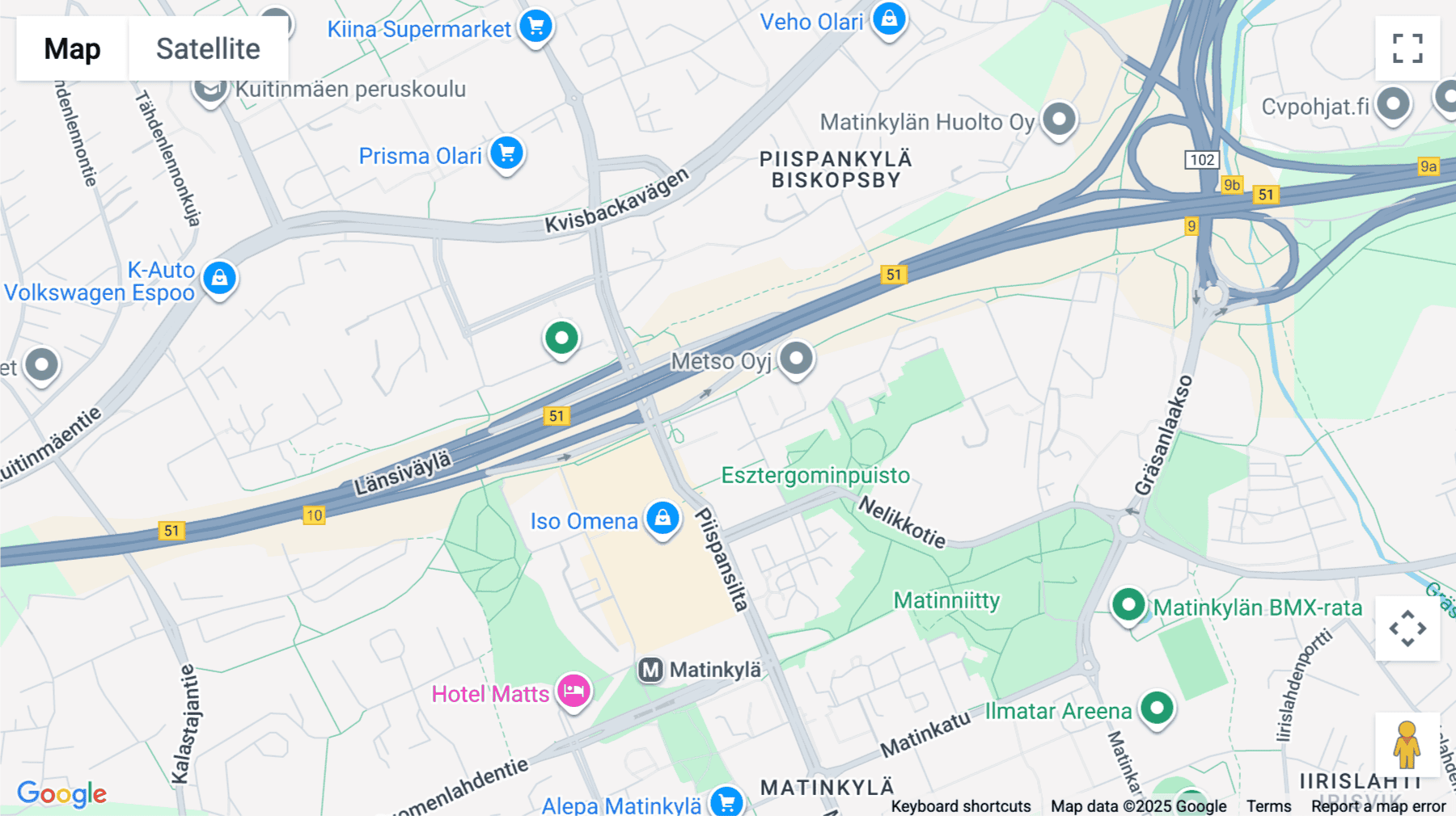 Click for interative map of Espoo Iso Omena, Puolikkotie 8, Espoo