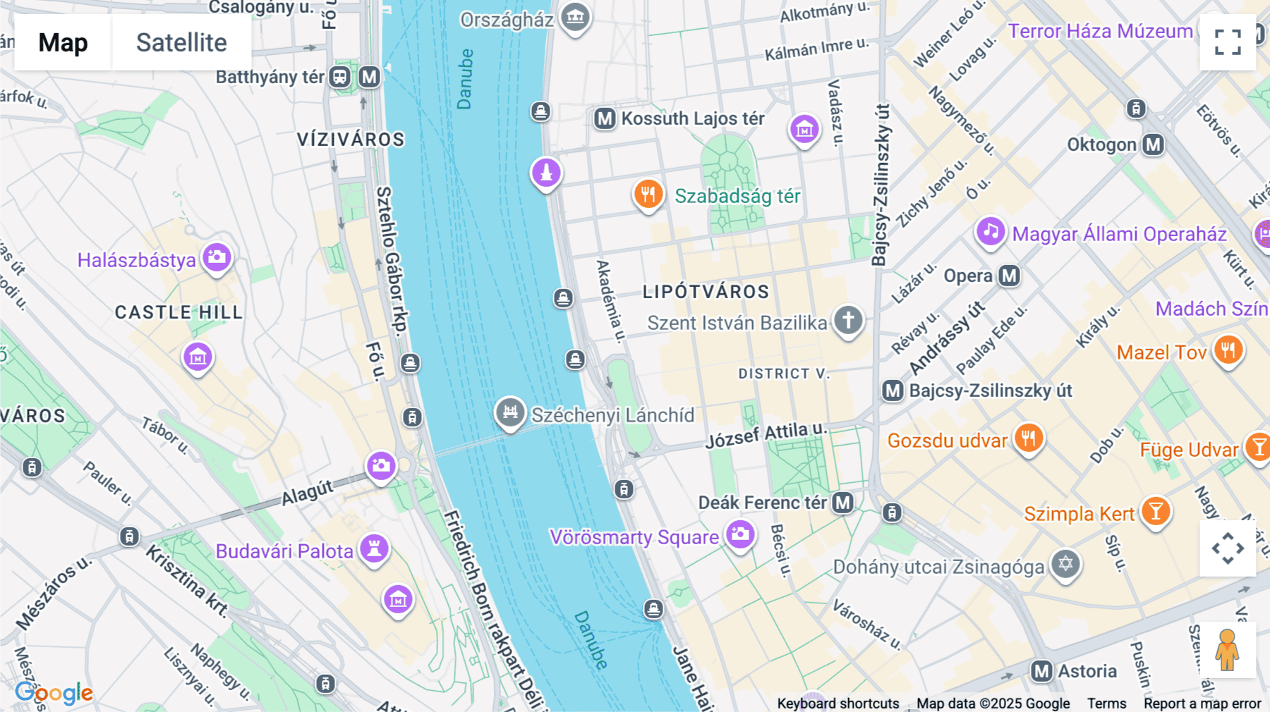 Click for interative map of Széchenyi István tér 7-8., Budapest