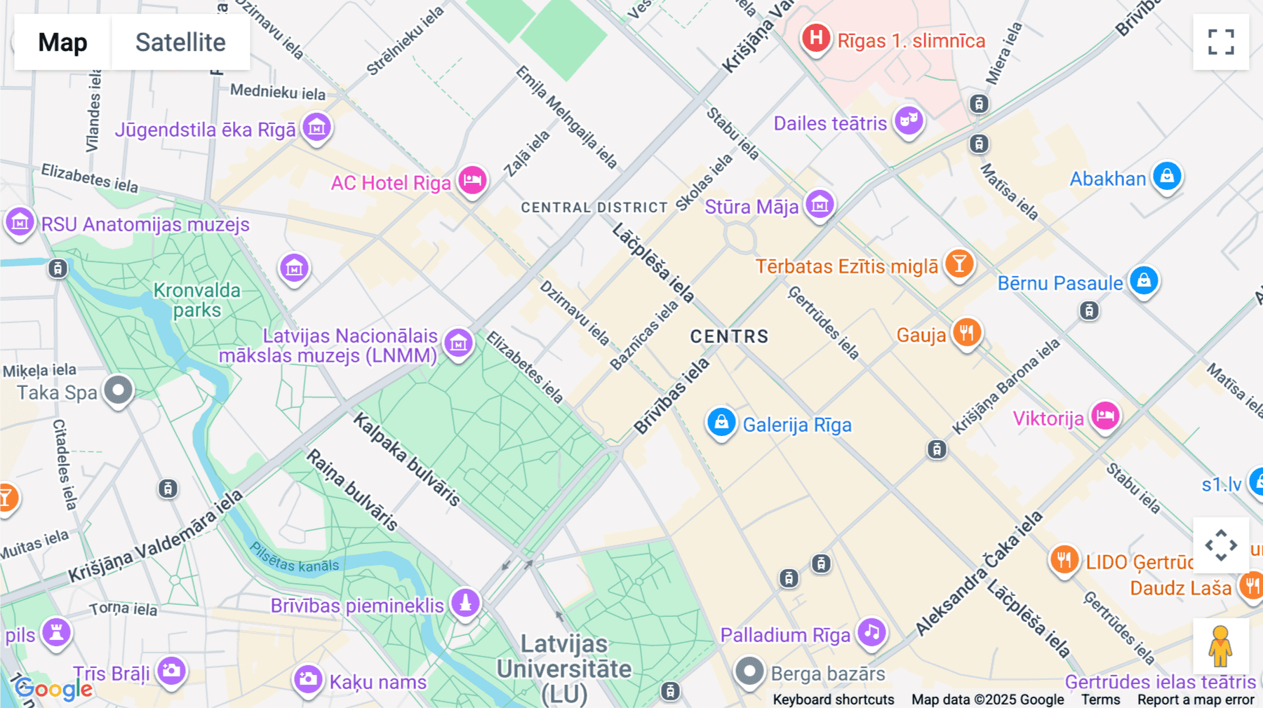 Click for interative map of 3rd and 4th floor, Dzirnavu iela 57a, Riga