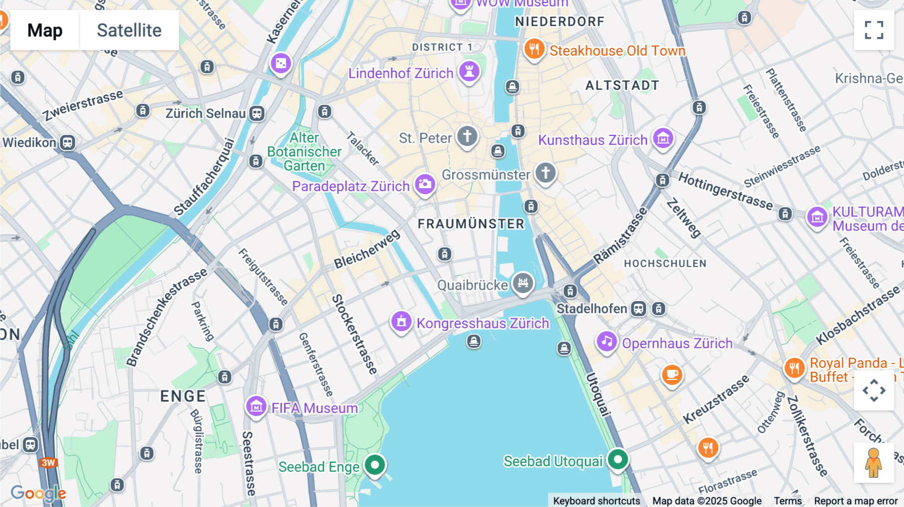 Click for interative map of Haus Gryffenberg, Bahnhofstr. 10 / Börsenstr. 18, Zurich
