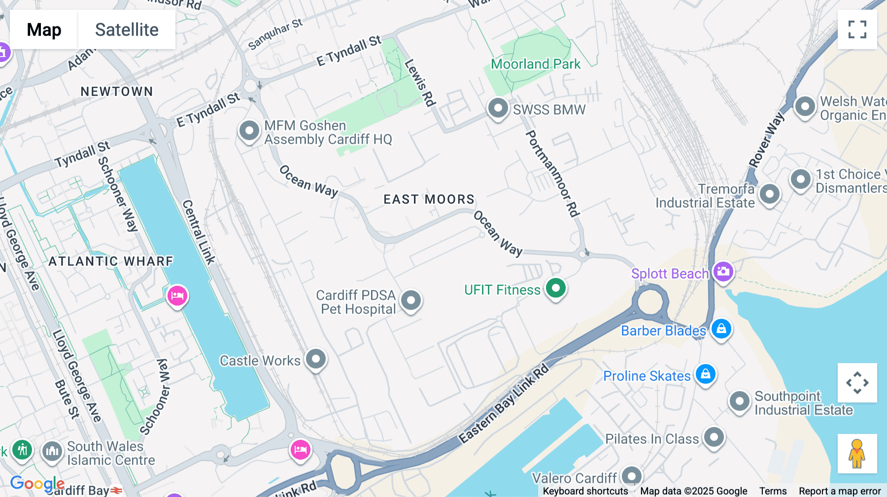 Click for interative map of 15 Neptune Court, Vanguard Way, Cardiff