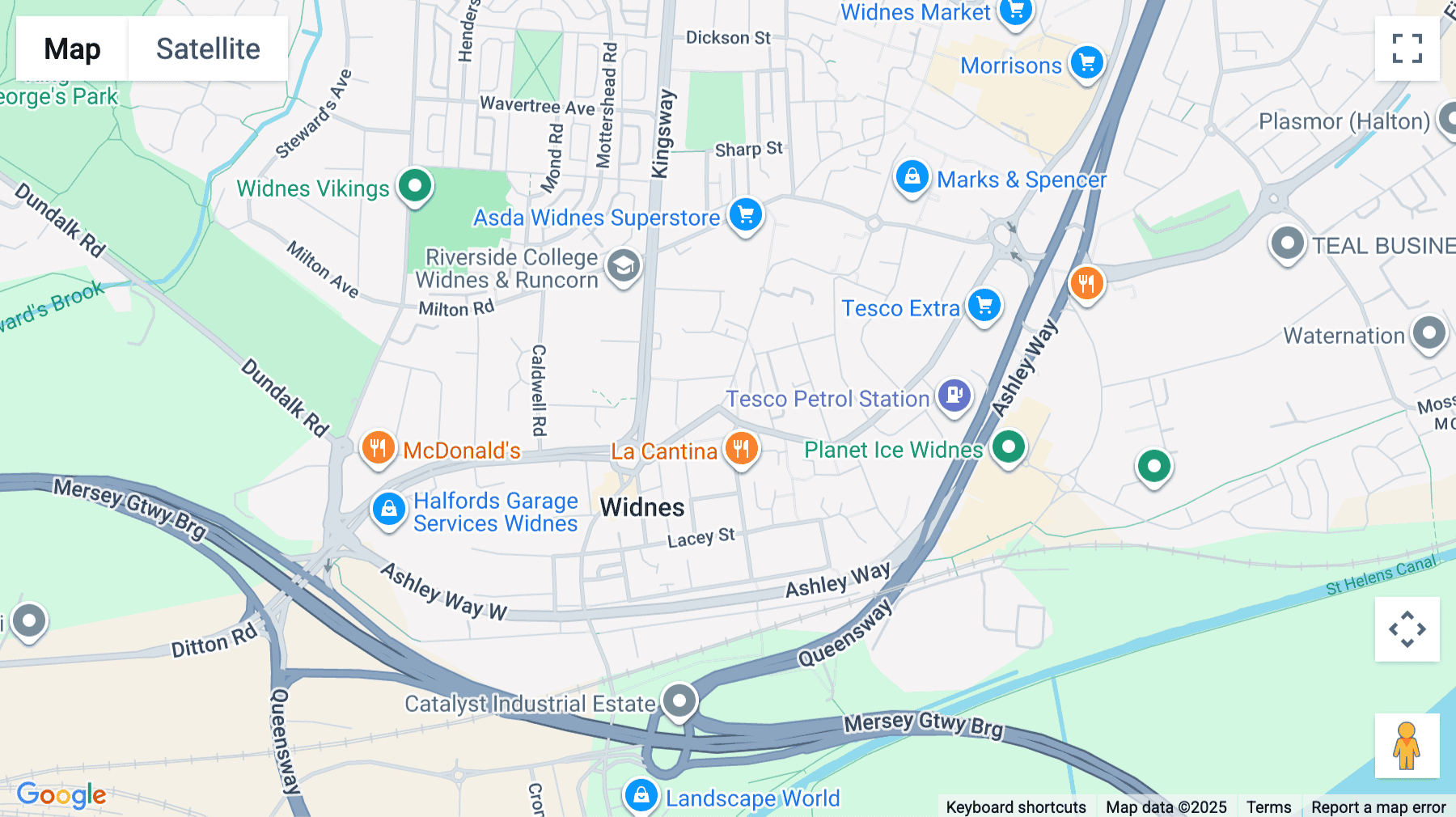 Click for interative map of Centrepoint, Victoria Square, Liverpool