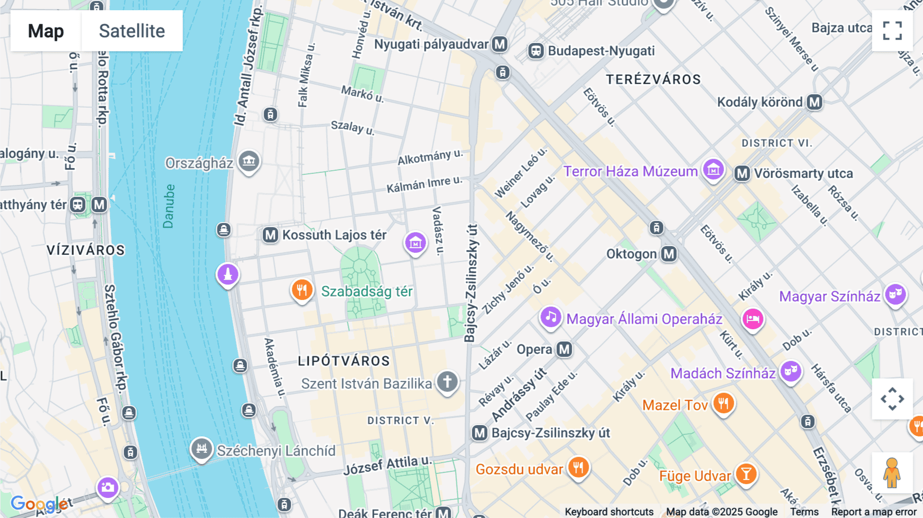 Click for interative map of BJ48 Business Centre, Bajcsy-Zsilinszky út 48., Budapest