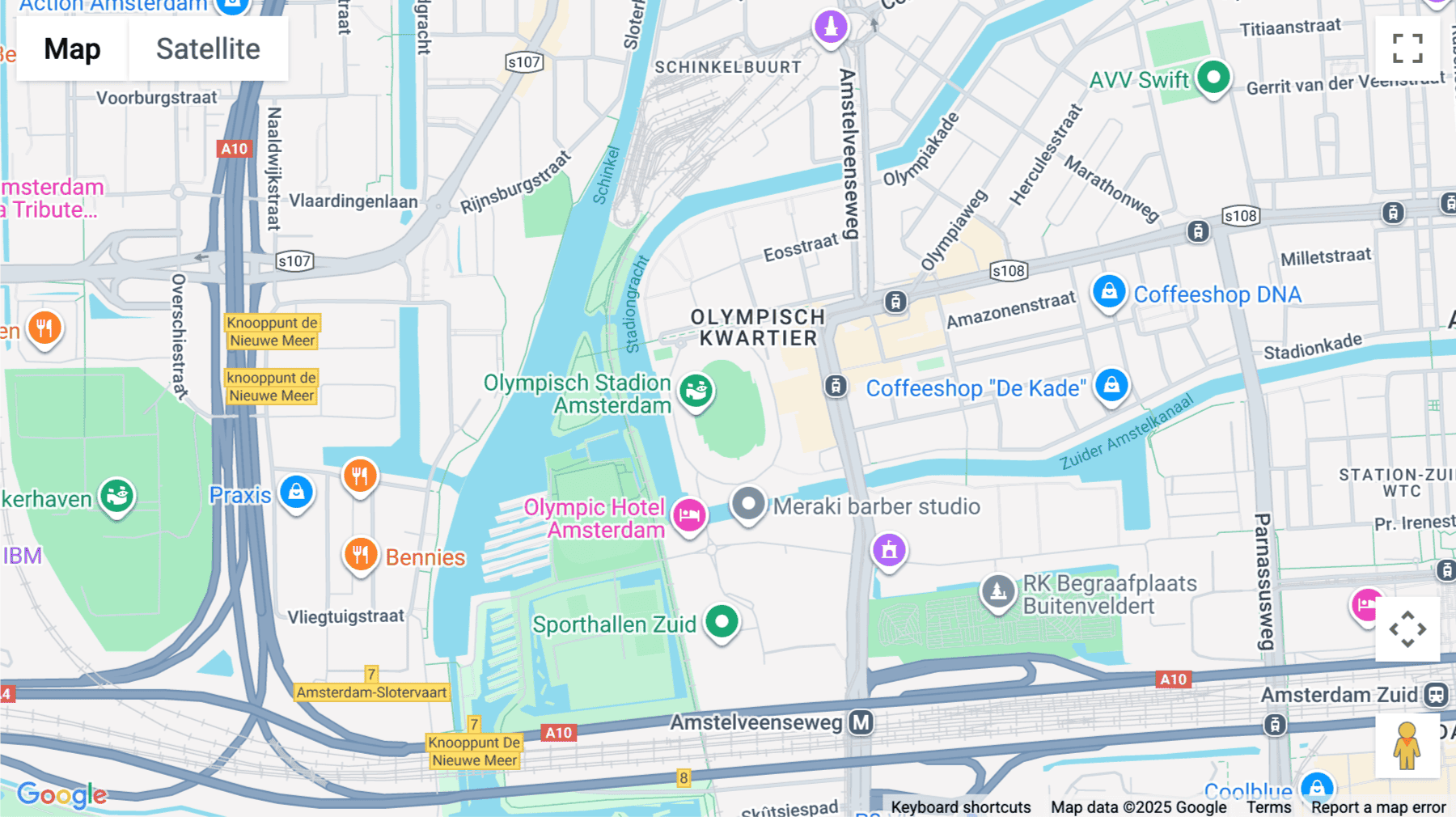 Click for interative map of Olympisch Stadion 24-28, Amsterdam