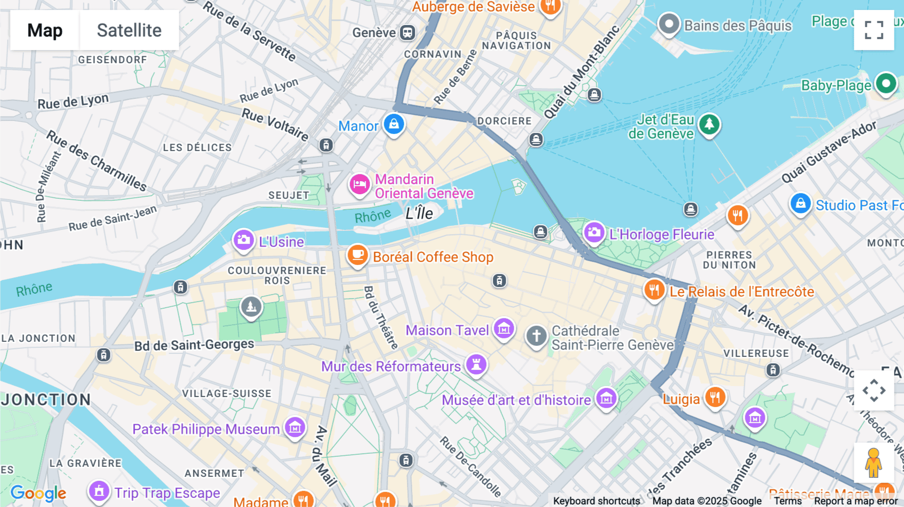 Click for interative map of Rhone 8, 2nd floor, Rue du Commerce 4, Geneva