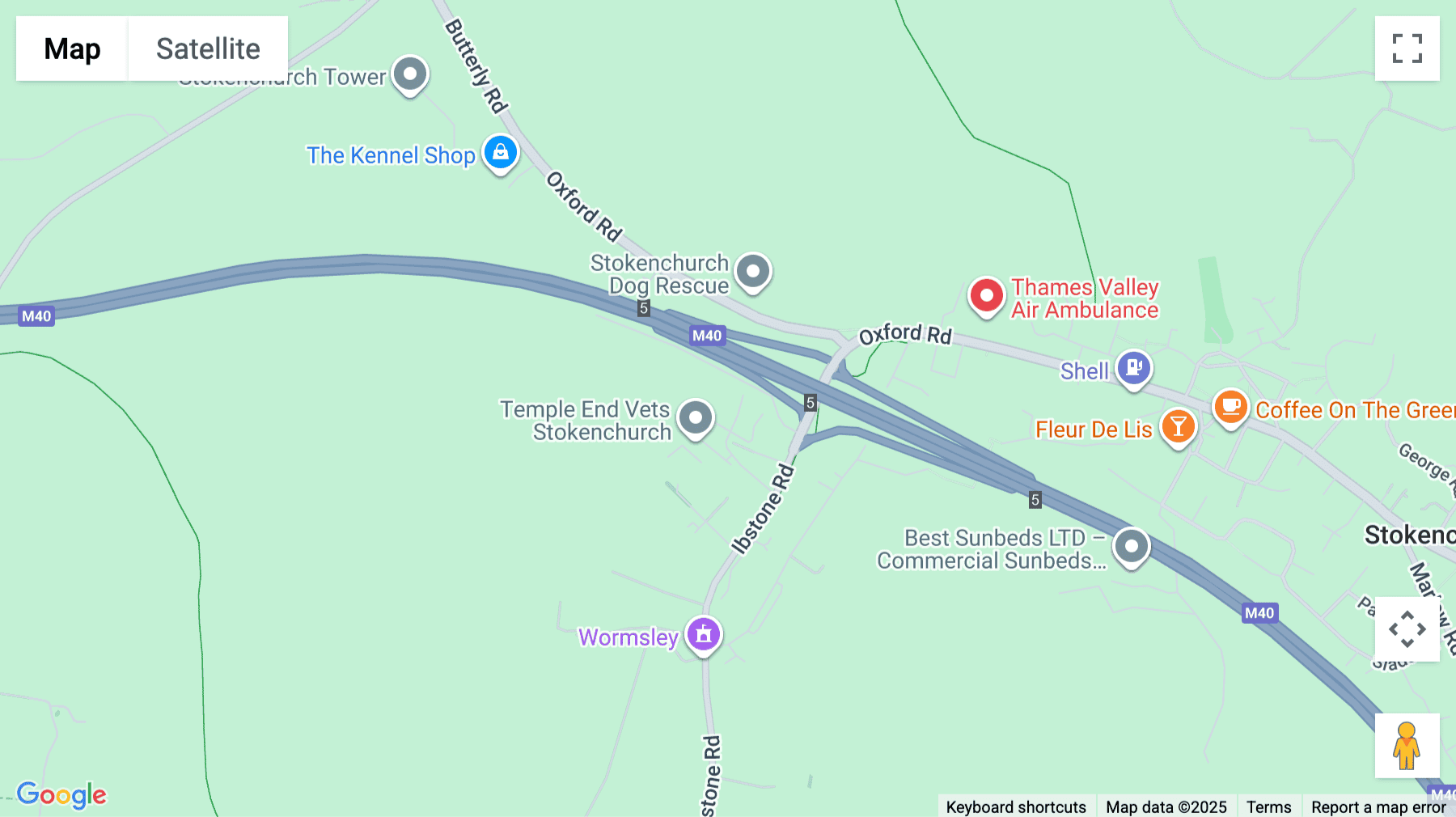 Click for interative map of Beacon House, Stokenchurch Business Park, Ibstone Road, High Wycombe