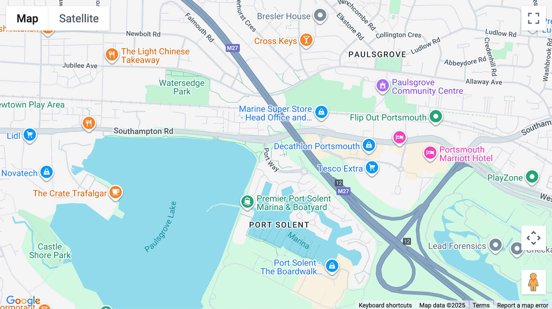 Click for interative map of One Port Way, Port View, Port Solent, Portsmouth
