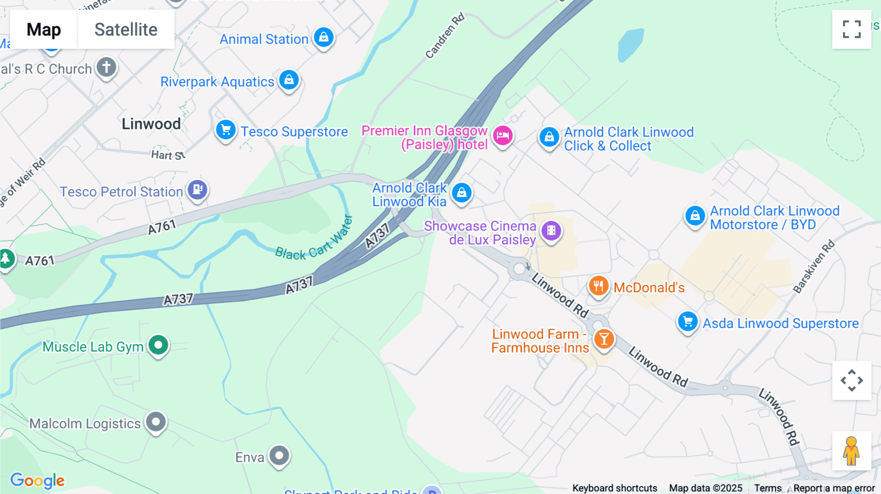Click for interative map of Linwood Point, Linwood Road, Paisley, Glasgow