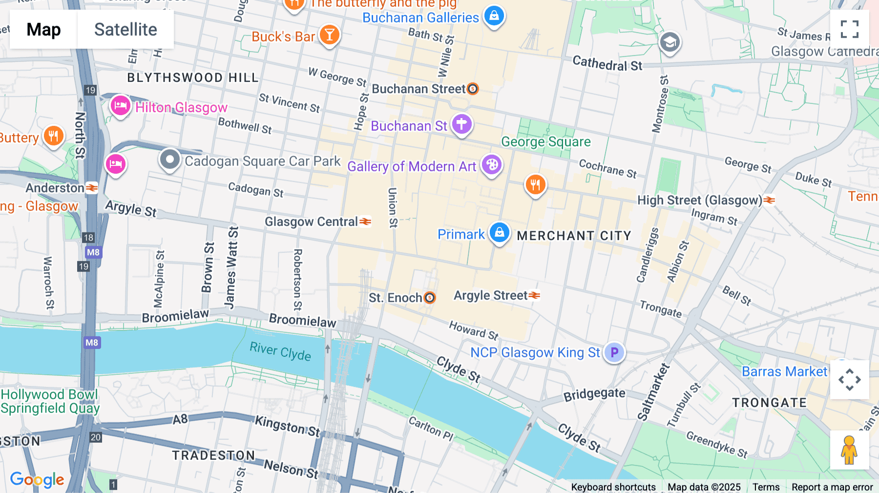 Click for interative map of 7 Buchanan Street, Glasgow