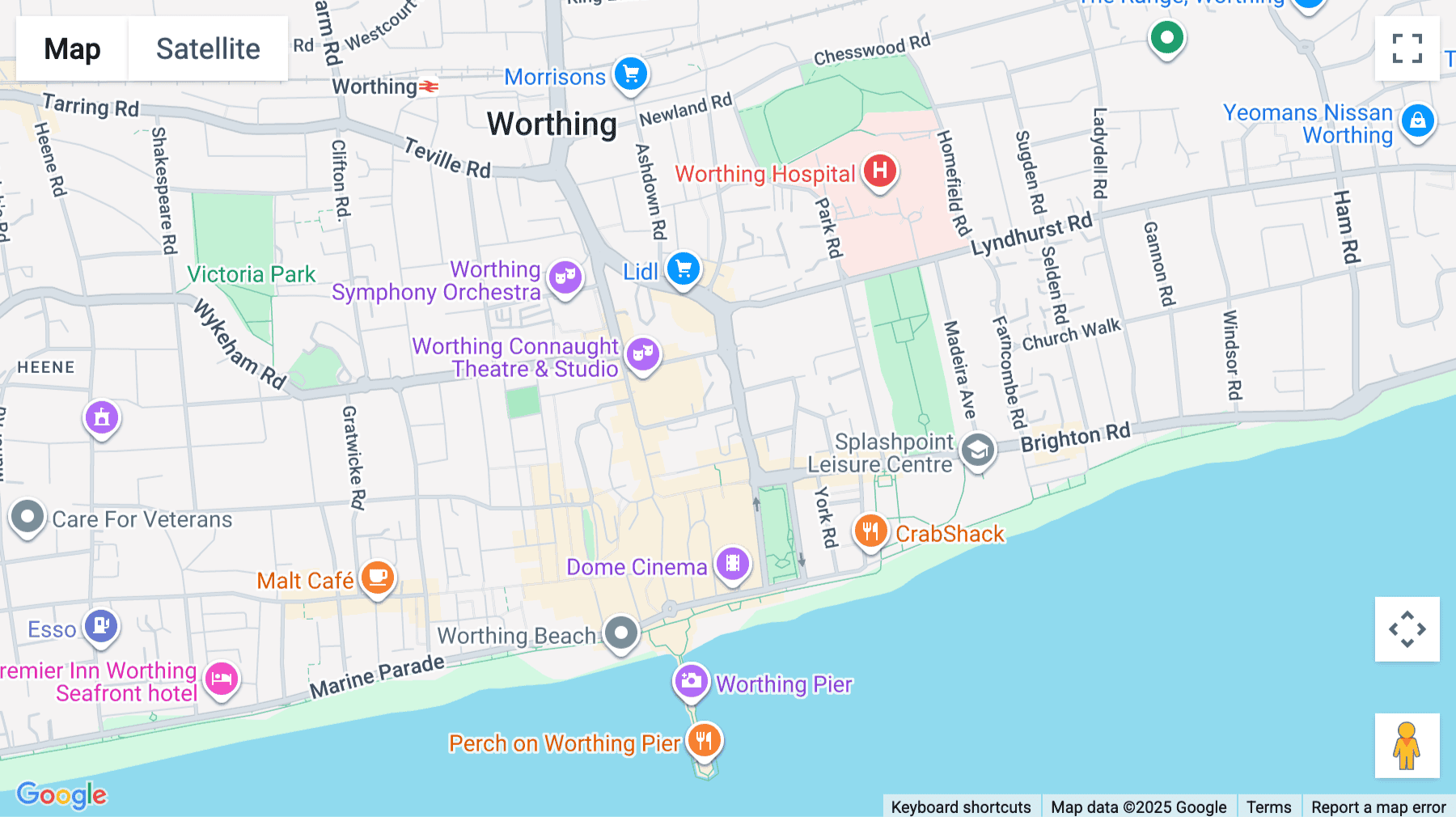 Click for interative map of The Mill Building, 31-35 Chatsworth Road, Worthing, Worthing