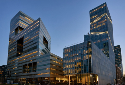 Zuidas business district Amsterdam