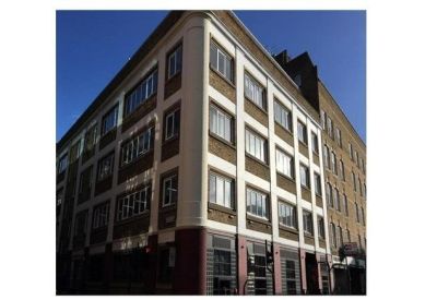 Exterior view of the brick and white-trimmed building at 47-51 Great Suffolk Street.