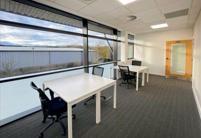 Interior of Hitchingbrooke Business Park, Redshank House