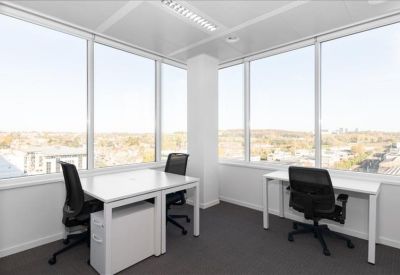 Interior of Bridge Building, 5th floor, 584 Charles-Quint avenue