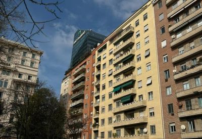 Exterior view of Piazza della Repubblica, 19