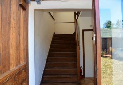 Interior of The Threshing Barn and the Stable Yard offices, Woodhayes