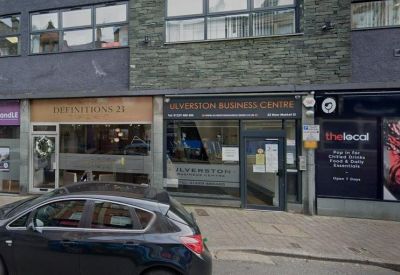 Entrance of Ulverston Business Centre with signage