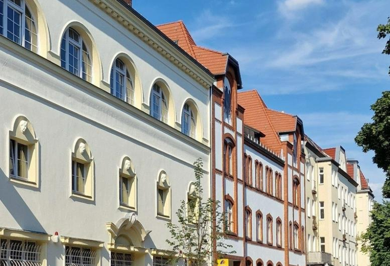 Grußdorfstraße 3, Postwerk, (Hinterhof, Aufgang A), Berlin, Brandenburg