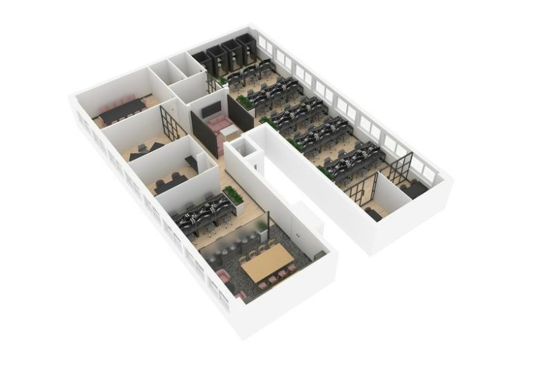 Interior of 192-198, Vauxhall Bridge Road