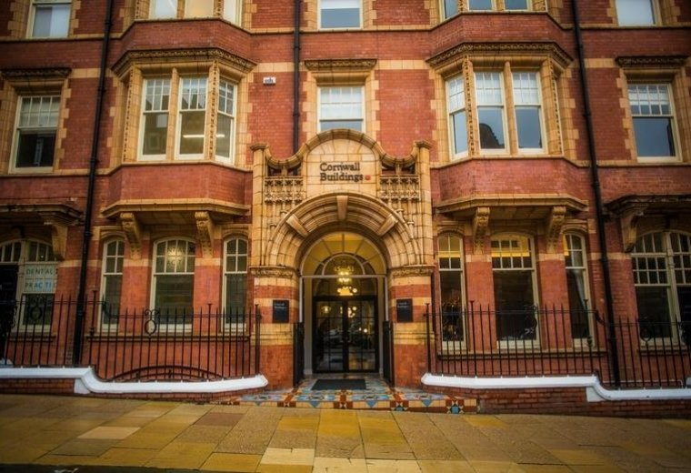 Cornwall Buildings, 45-51 Newhall Street, Colmore, Birmingham