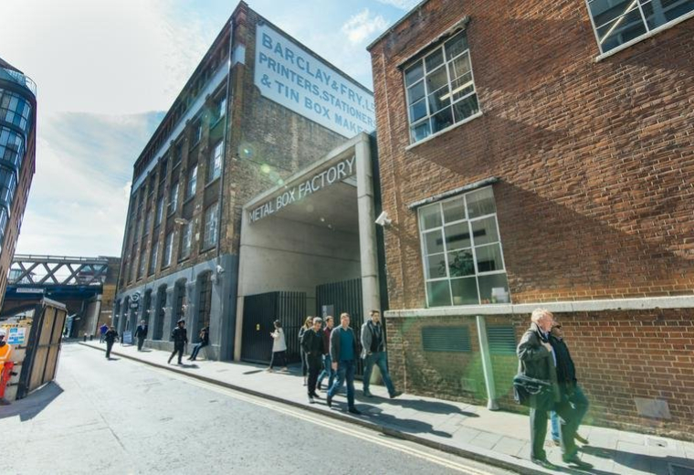 Exterior view of 30 Great Guildford Street, Metal Box Factory