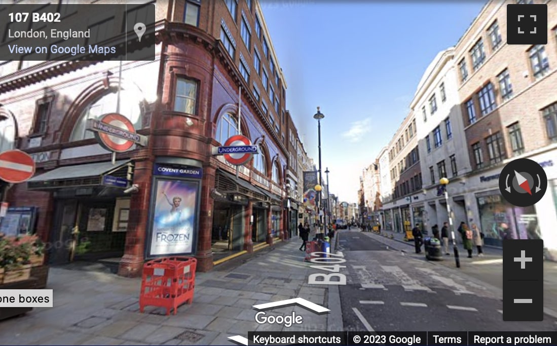 Street View image of Covent Garden