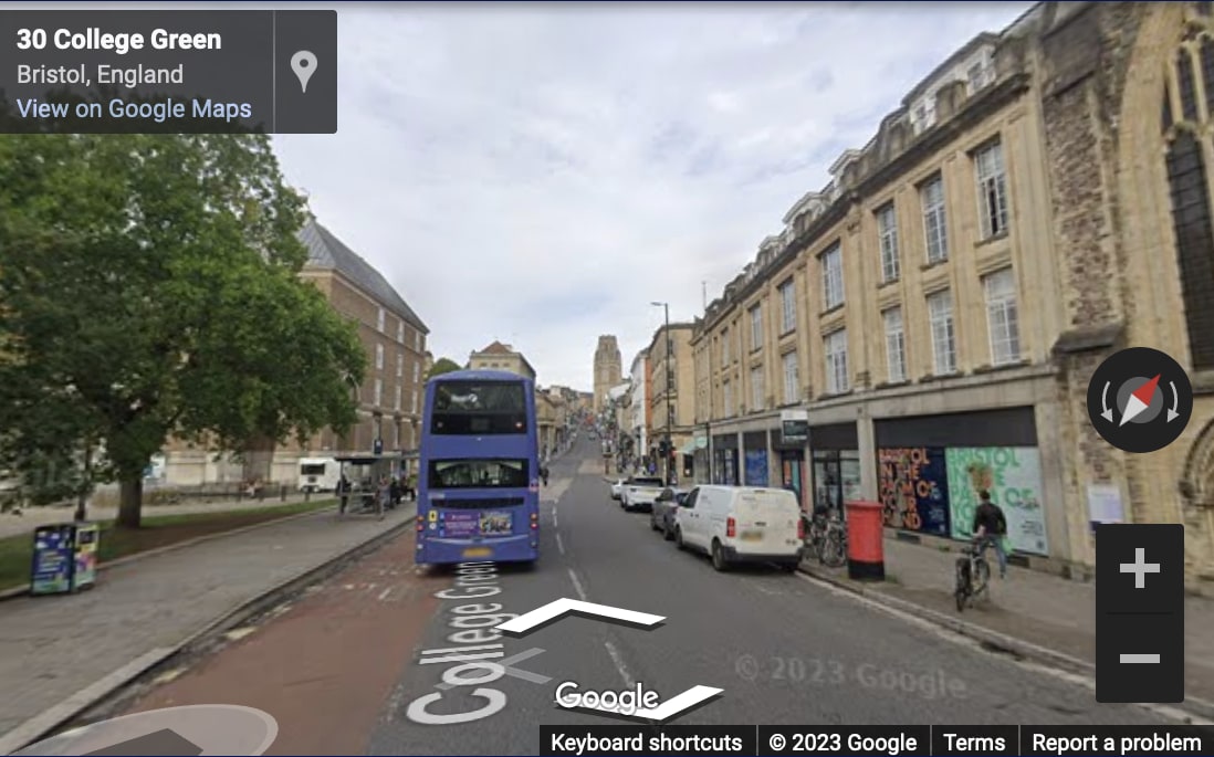 Street View image of Bristol, UK