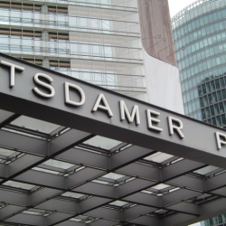 Potsdamer Platz sign Berlin