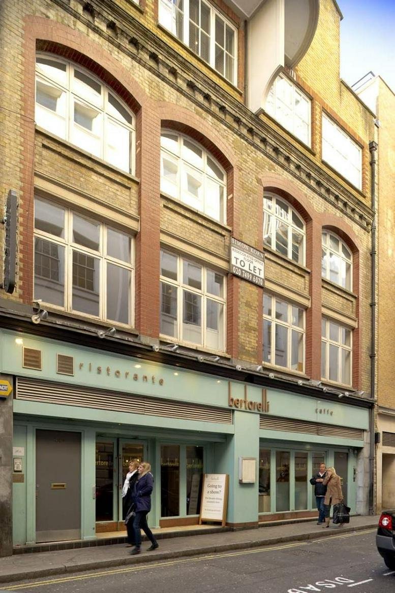 Exterior view of the historic brick building at 44A, Floral Street.