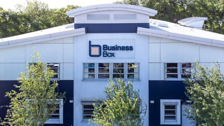Exterior view of the Business Box building at 3 Oswin Road.
