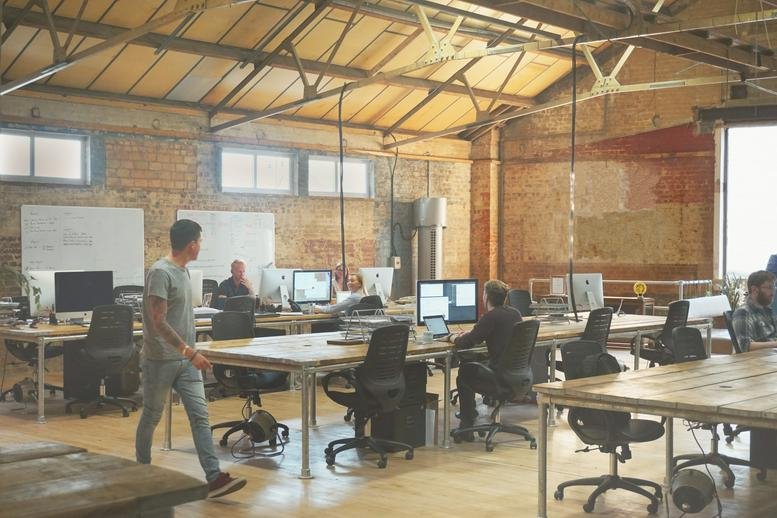 Spacious industrial-style open office at The Hub, Blackfriars Street, Stamford, Stamford (Lincolnshire).